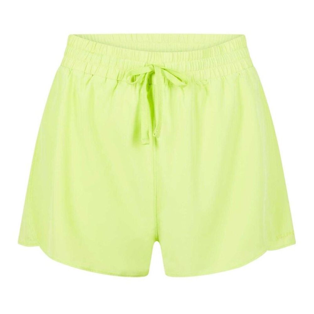 USA Pro Womens/Ladies 2 in 1 Running Shorts / Lime Green